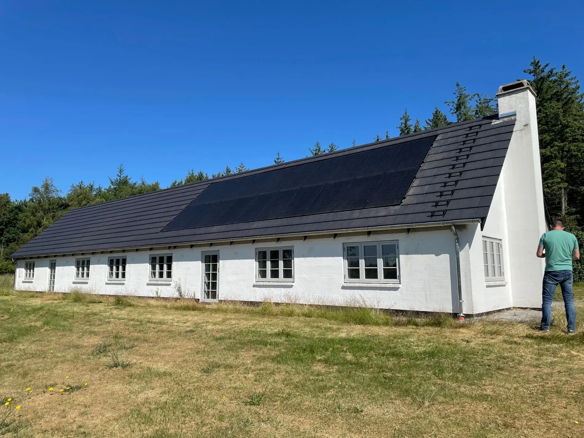 Solceller plan med tag